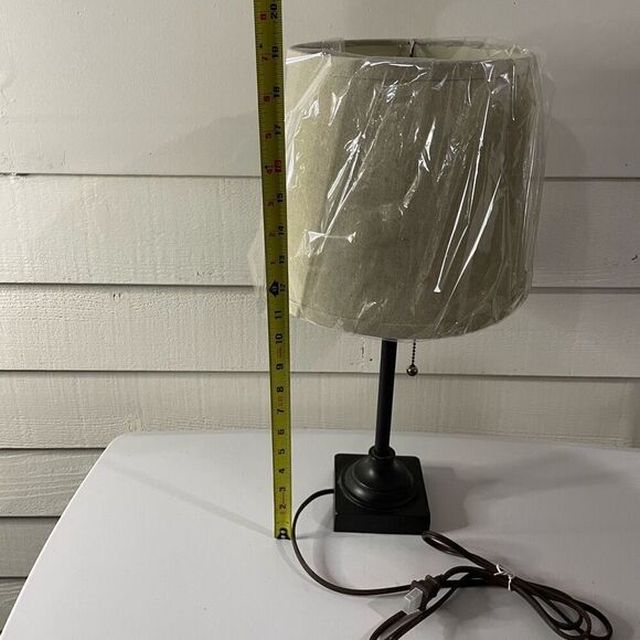 New! Lime light| brown stick| Side table Lamp - Picture 10 of 12